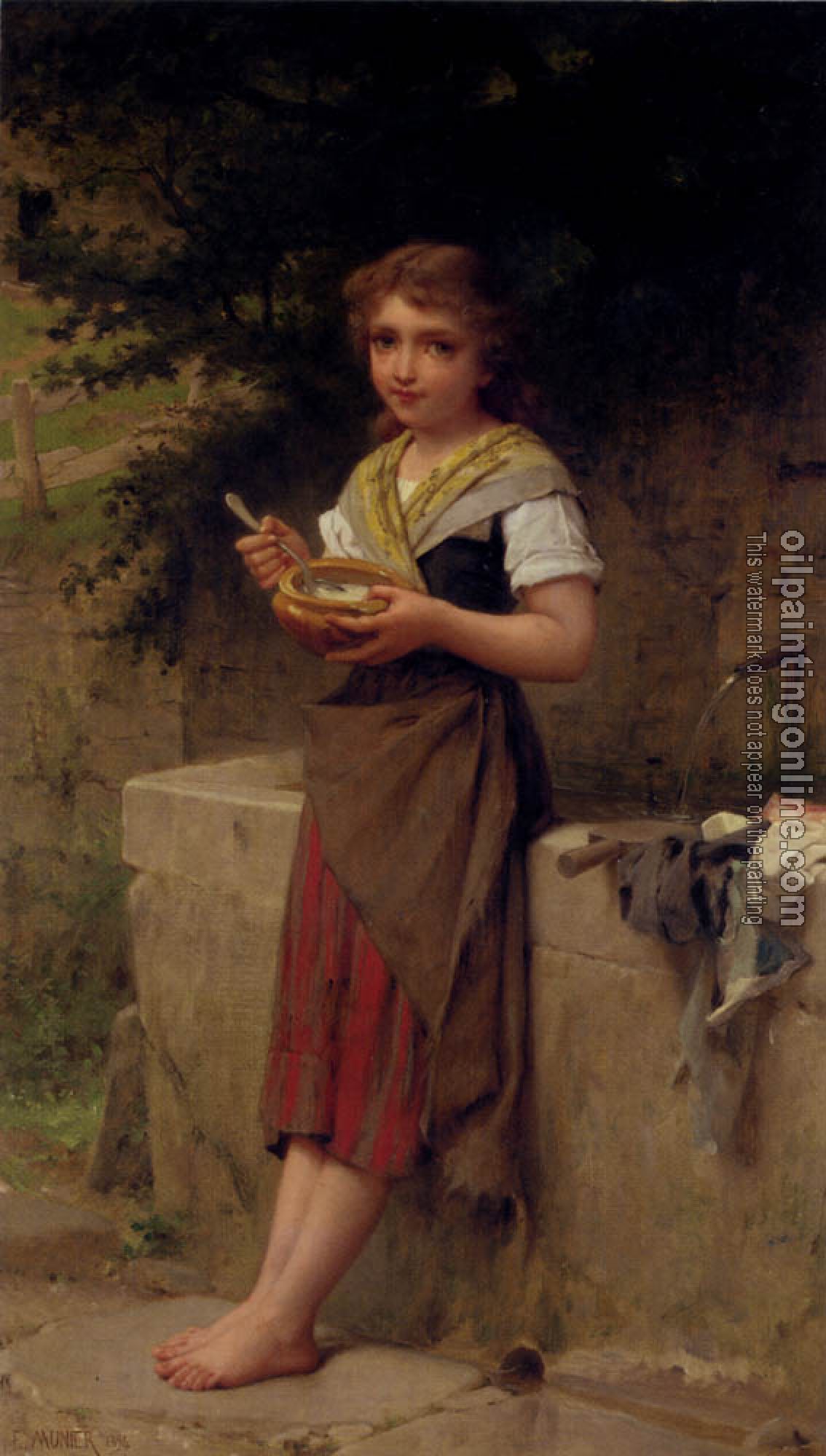 Emile Munier - La Jeune Paysanne